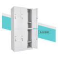 two tiers 6 door steel locker